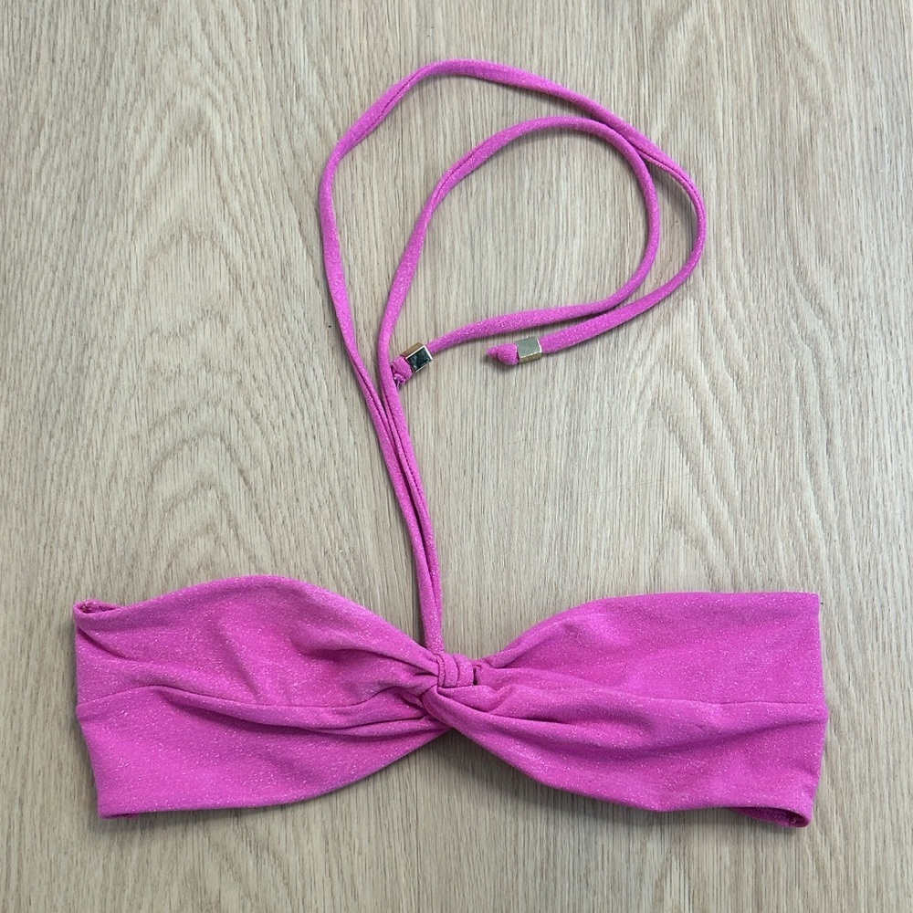 Suboo Farrah Bandeau Halter Bikini Top XS